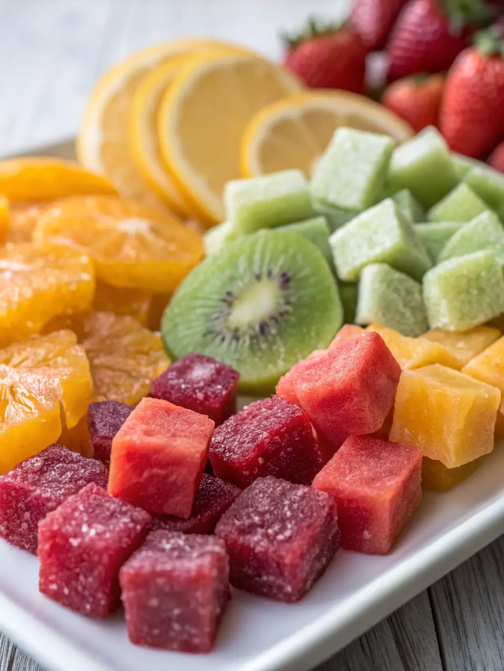 A close-up shot of a new and exotic snack item, highlighting its unique packaging and ingredients, with a 'New' badge overlay.