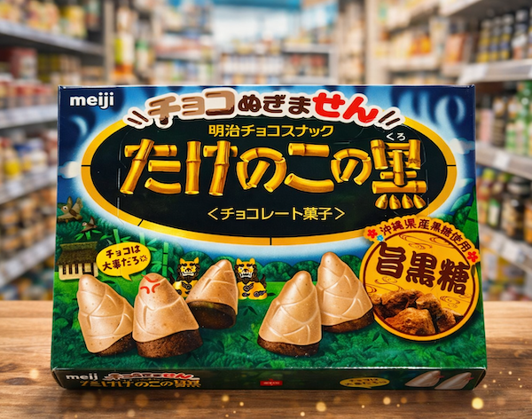 Meiji Takenoko no Sato Chocolate Biscuits (Brown Sugar Flavor)