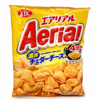 YBC Aerial Salt Flavored Corn Snacks - Rich Cheddar Cheese